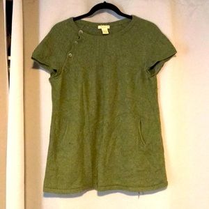 Cashmere Cap Sleeve Sweater